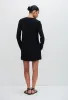 Deep V Mini Dress - Black sold by Matteau