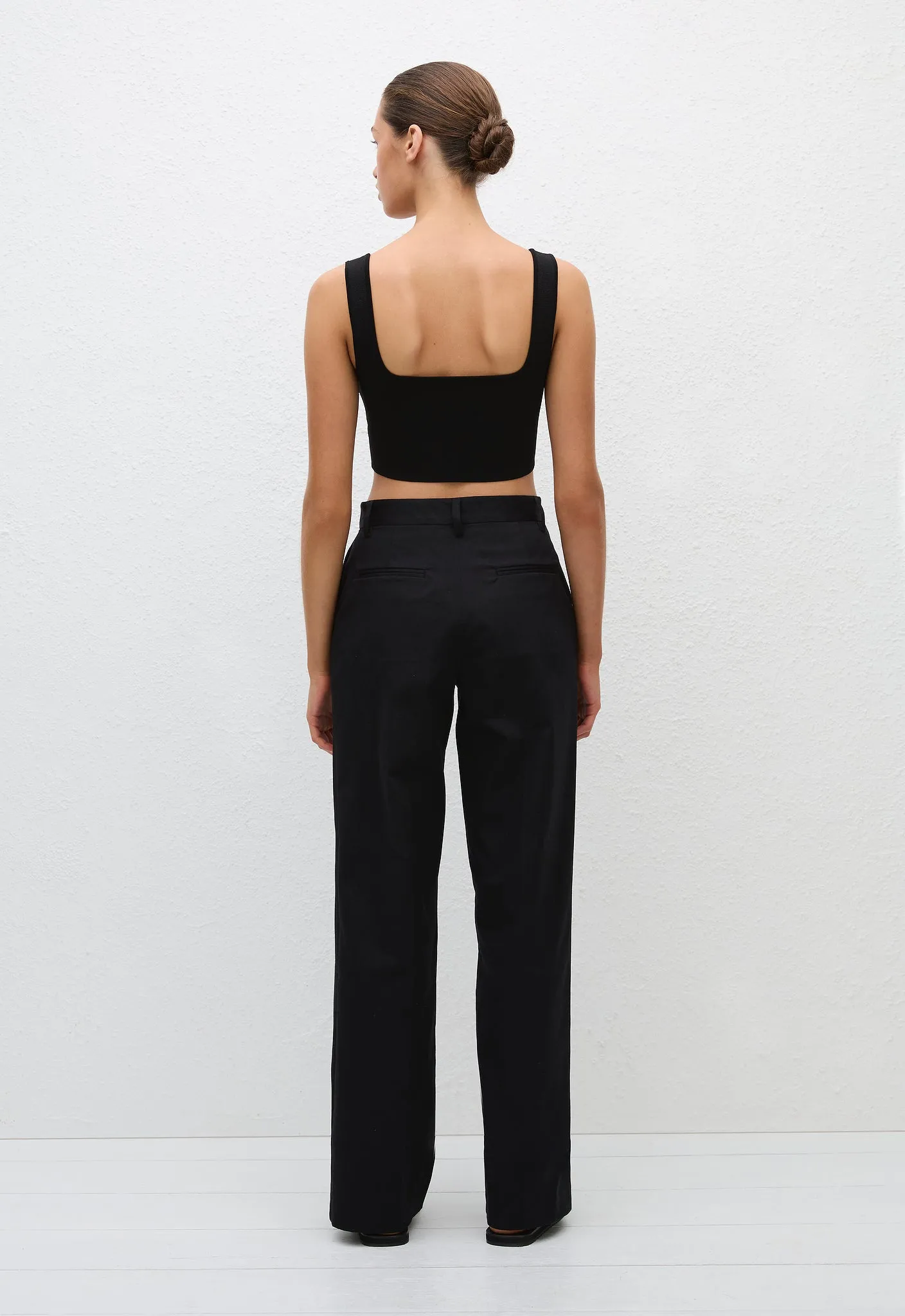 Nineties Crop Tank - Black sold by Matteau product image thumbnail 4