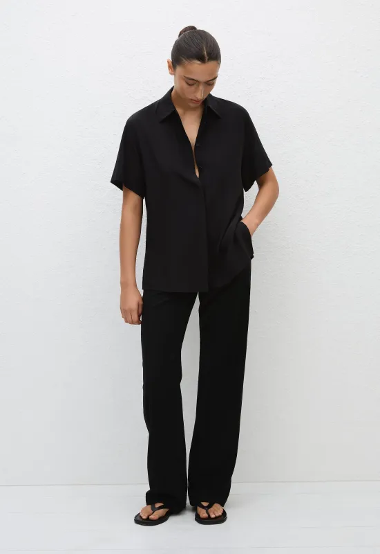 Short Sleeve Shirt - Black sold by Matteau
