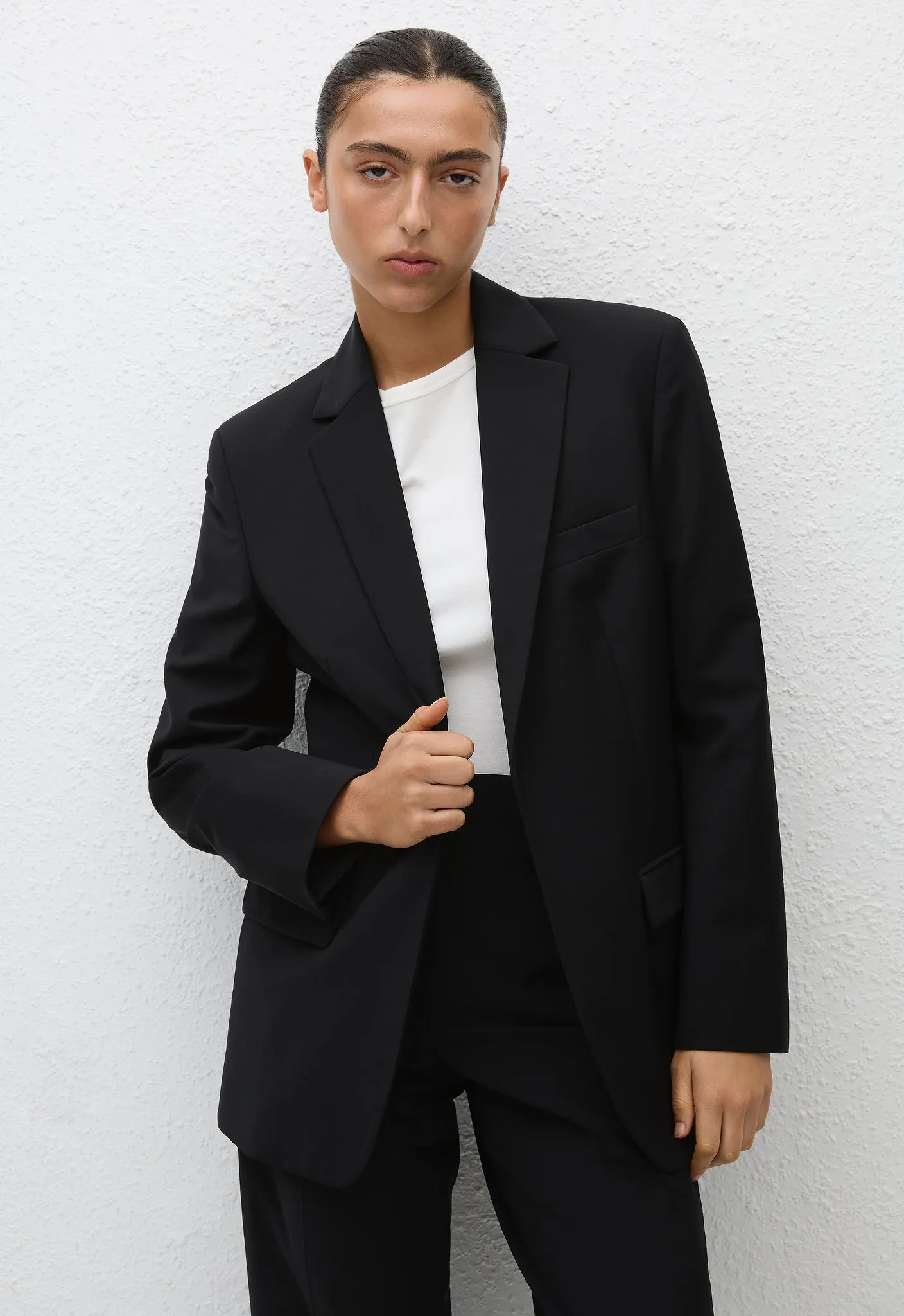 Relaxed Tailored Blazer - Black sold by Matteau product image thumbnail 3