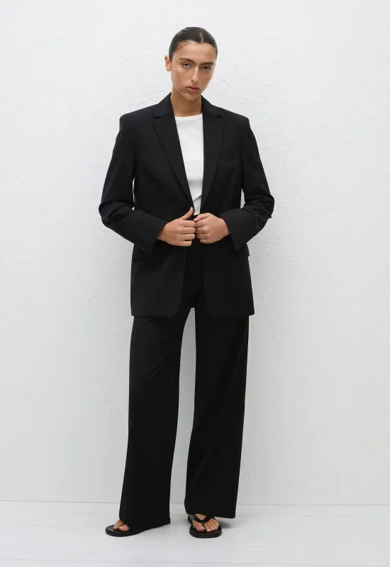 Relaxed Tailored Blazer - Black sold by Matteau