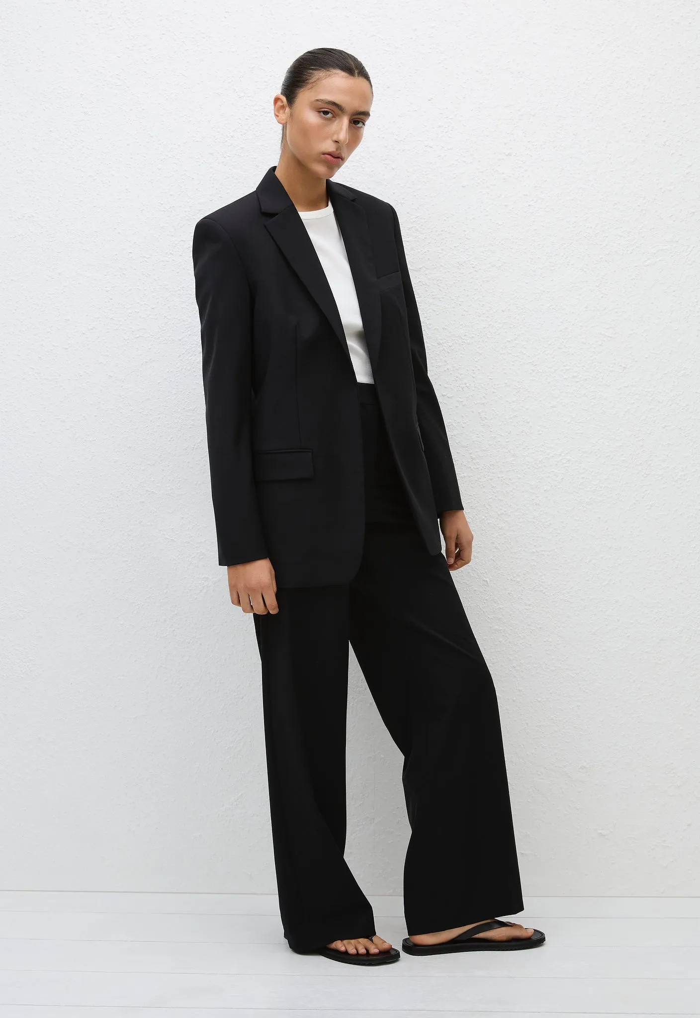 Relaxed Tailored Blazer - Black sold by Matteau product image thumbnail 2