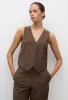 Tailored Waistcoat - Coffee sold by Matteau