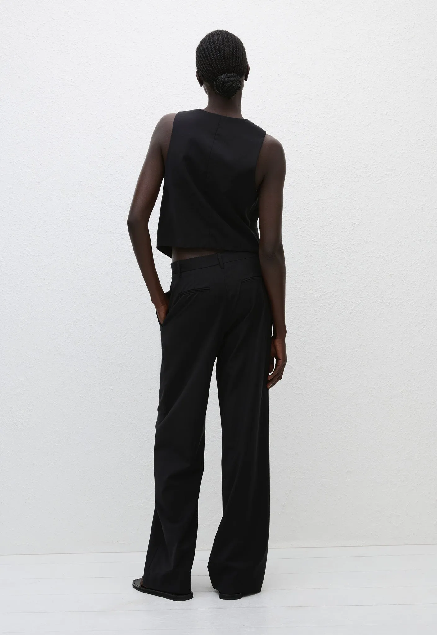 Tailored Waistcoat - Black sold by Matteau product image thumbnail 3