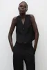 Tailored Waistcoat - Black sold by Matteau