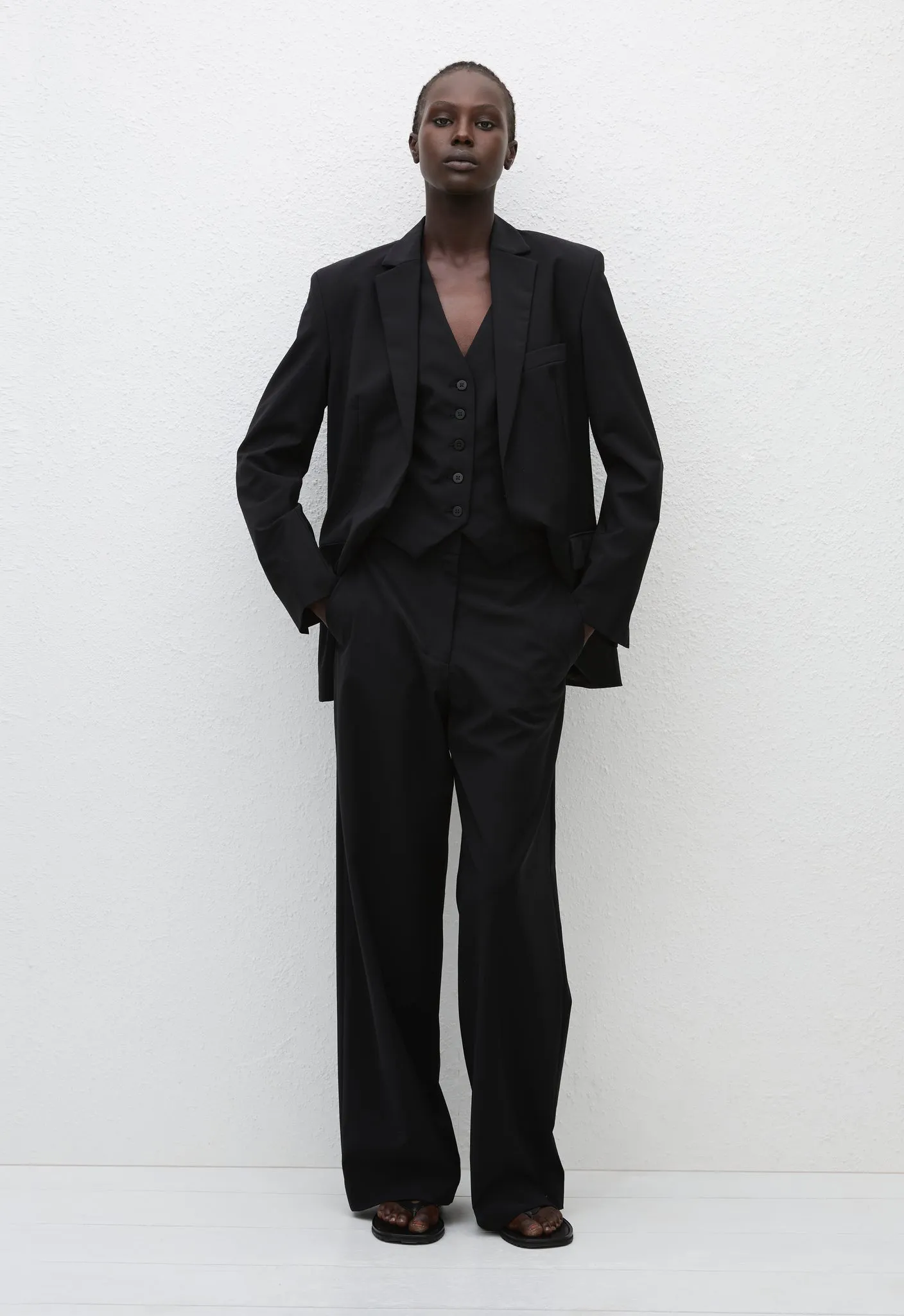 Tailored Waistcoat - Black sold by Matteau product image thumbnail 4