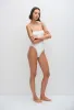 Petite Square Maillot - Chalk Crinkle sold by Matteau