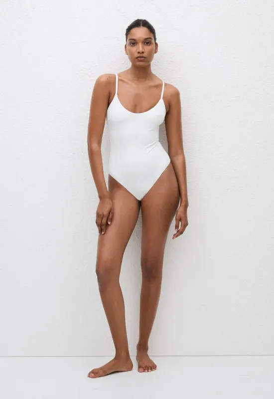 Scoop Maillot - Chalk Crinkle sold by Matteau