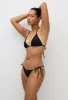 String Triangle Top - Black sold by Matteau