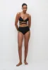Wrap Triangle Top - Black sold by Matteau