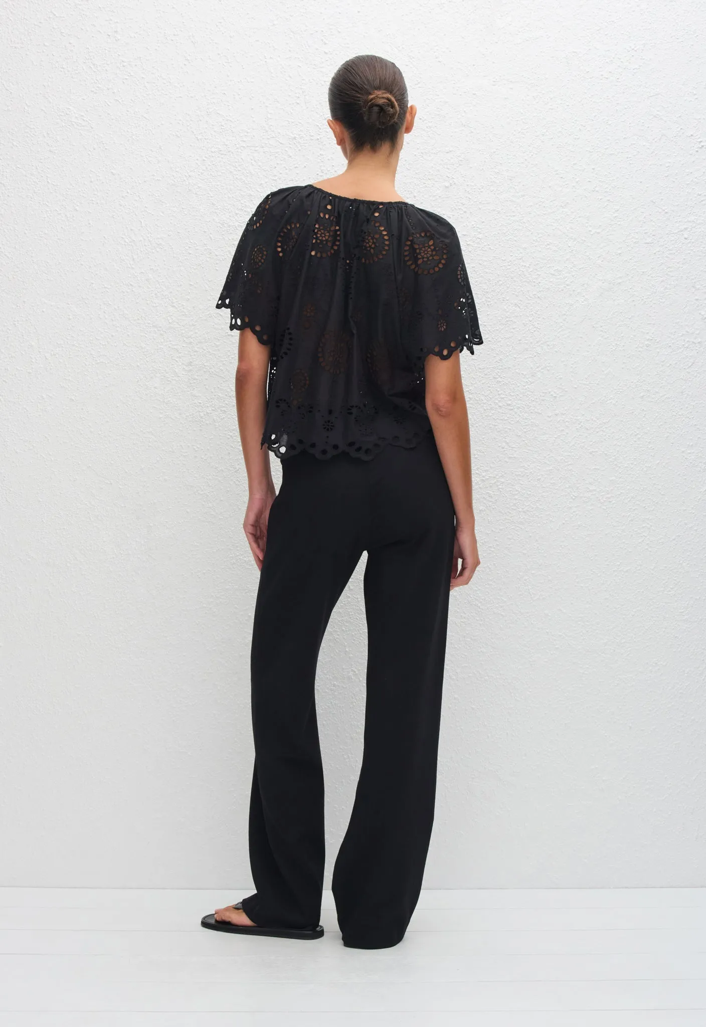 Broderie Blouse - Black sold by Matteau product image thumbnail 4