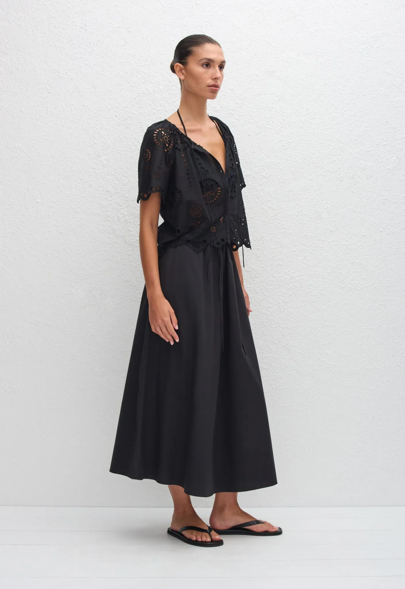 Broderie Blouse - Black sold by Matteau product image thumbnail 2