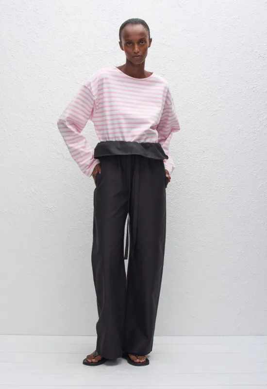 Breton Stripe Tee - Rose/White sold by Matteau