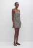 Square Slip Mini Dress - Kyoto sold by Matteau