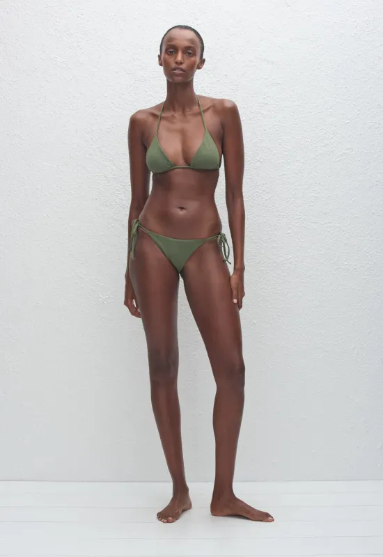 String Triangle Top - Safari Crinkle sold by Matteau