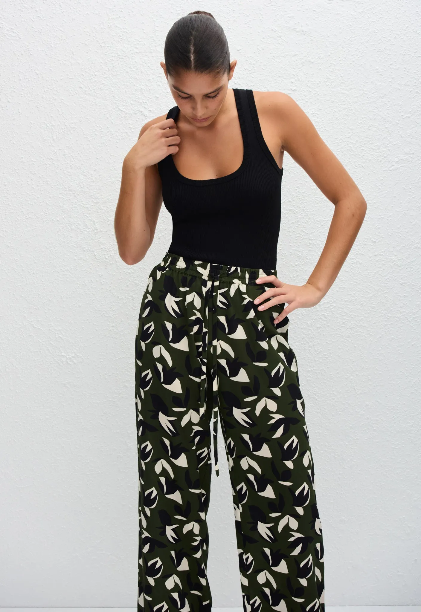 Drawstring Trouser - Agave sold by Matteau product image thumbnail 2