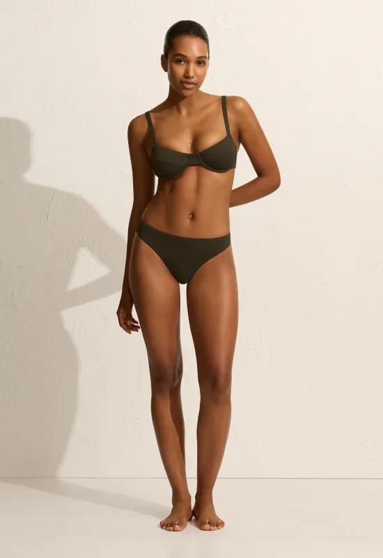 Balconette Top - Thyme Crinkle sold by Matteau