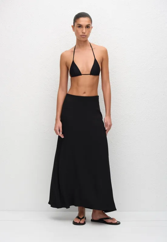 Fluid Midi Skirt - Black made by Matteau