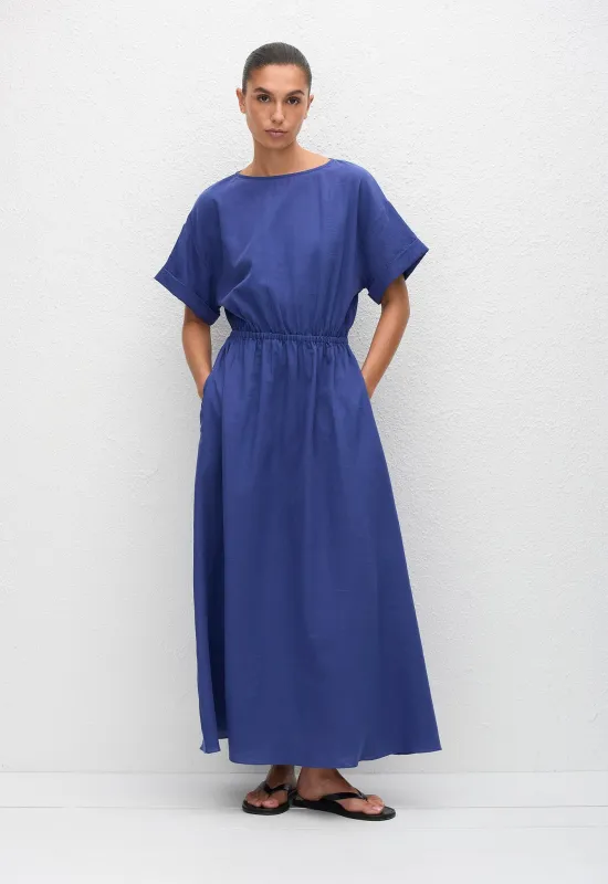 Relaxed Tee Midi Dress - Lapis sold by Matteau