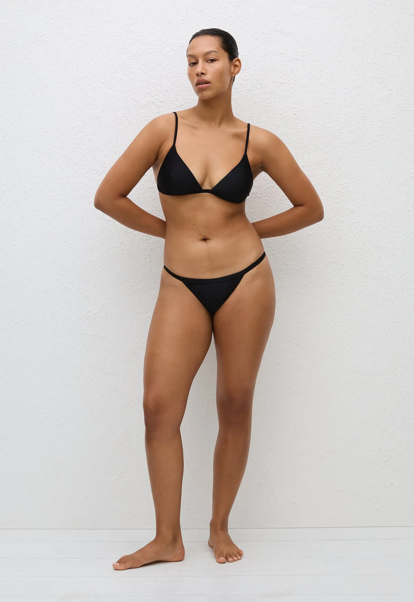 Petite Triangle Top - Deep Black sold by Matteau