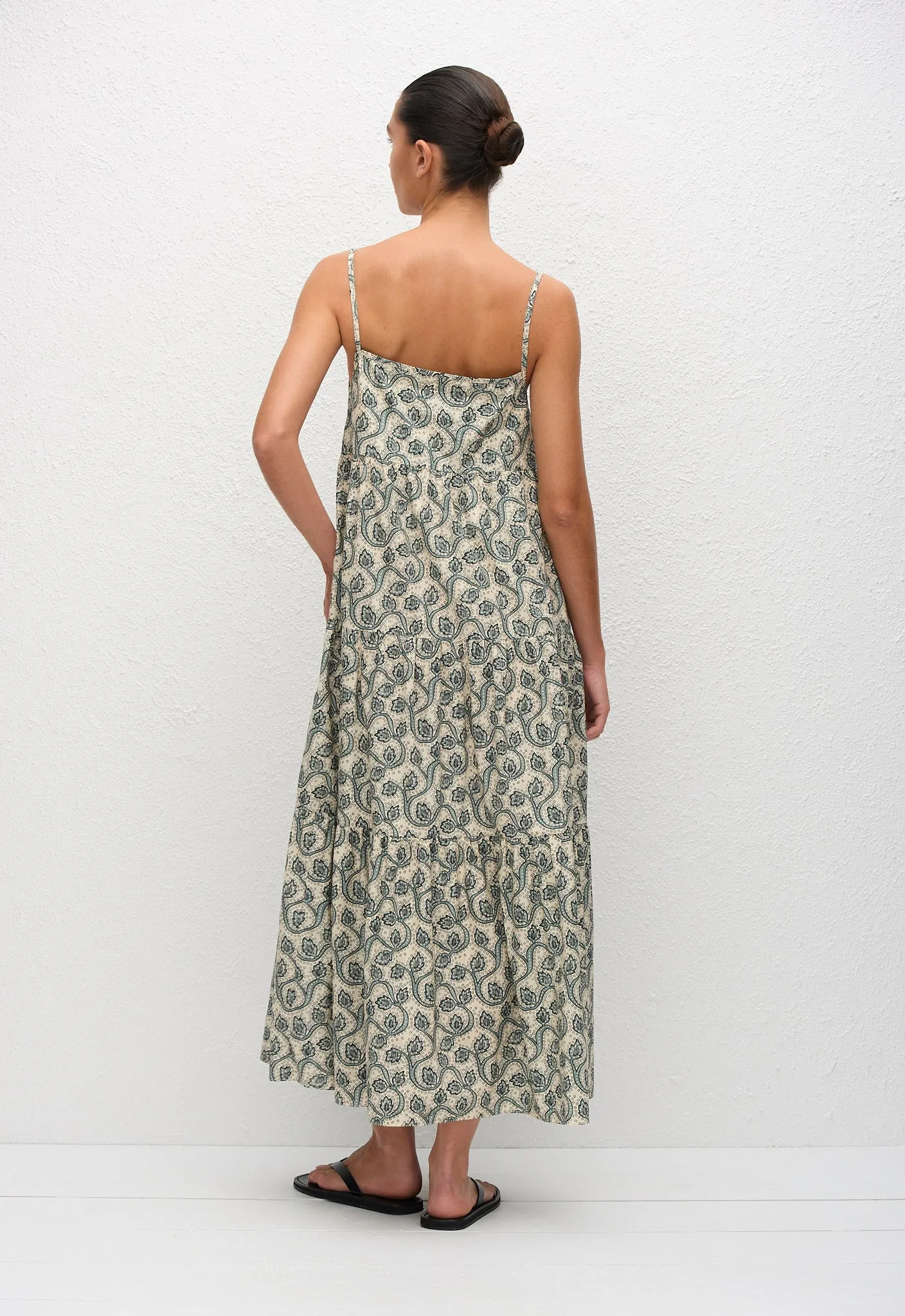 Tiered Sundress - Vine sold by Matteau product image thumbnail 4