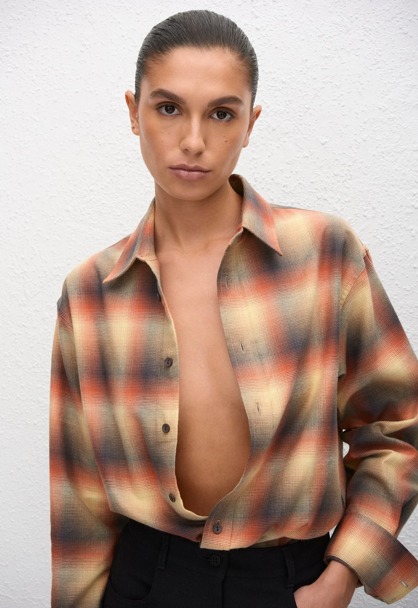 Flannel Shirt - Sunset Check sold by Matteau product image thumbnail 2