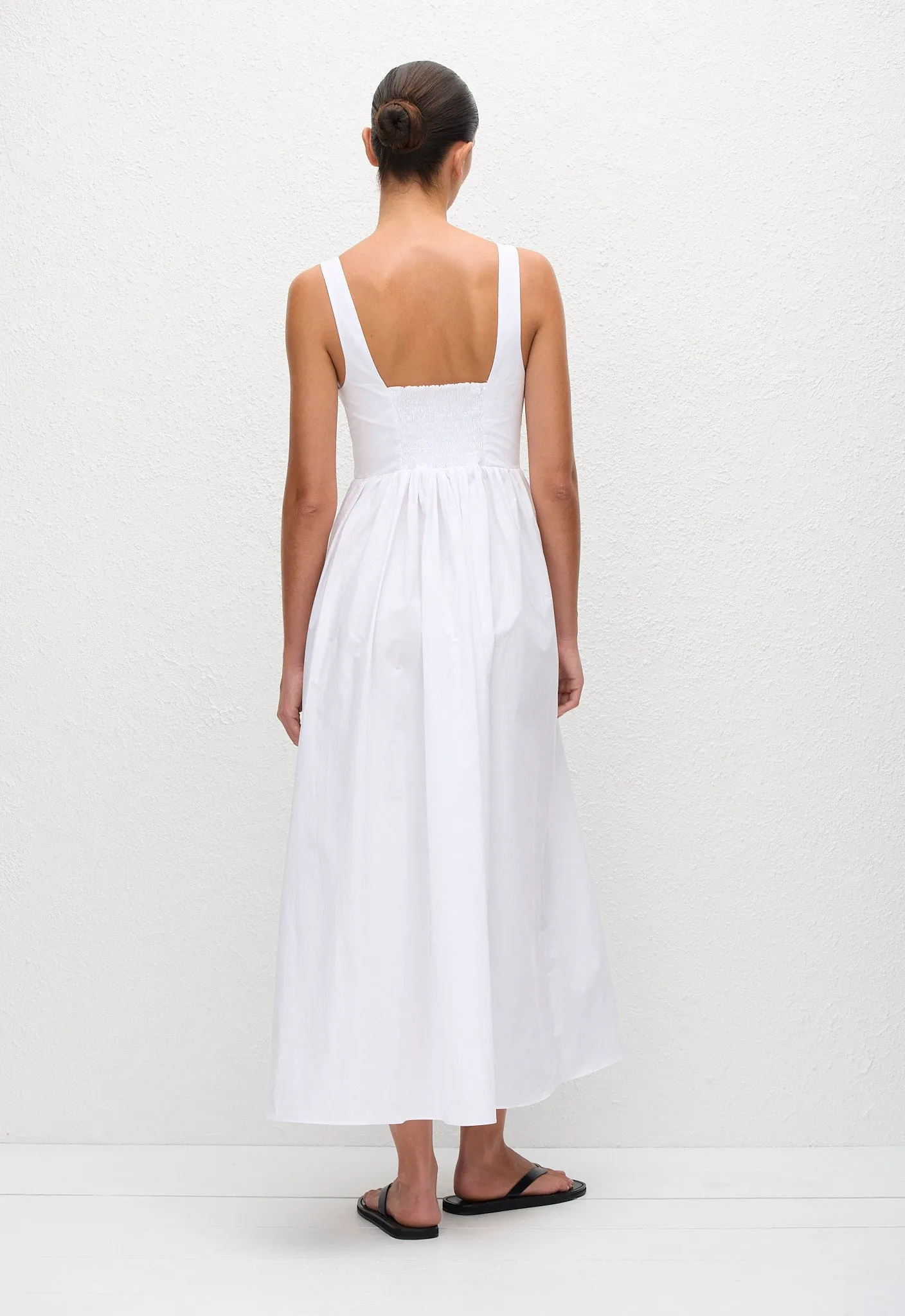 Bralette Midi Dress - White sold by Matteau product image thumbnail 5