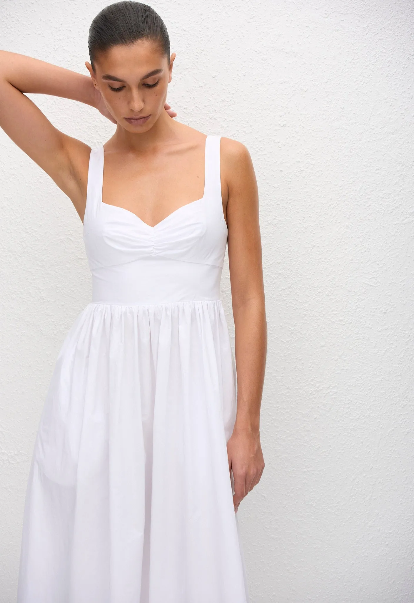 Bralette Midi Dress - White sold by Matteau product image thumbnail 3