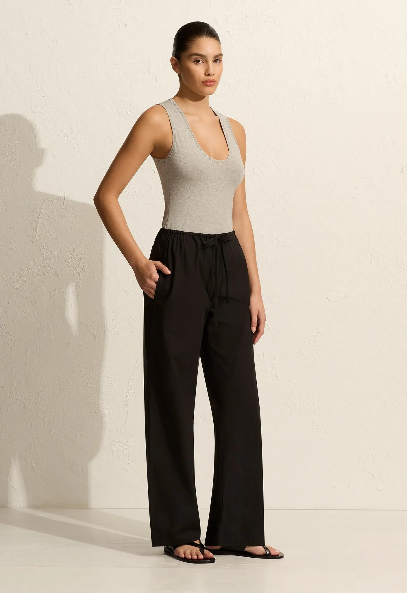 Drawcord Pant - Black sold by Matteau product image thumbnail 3