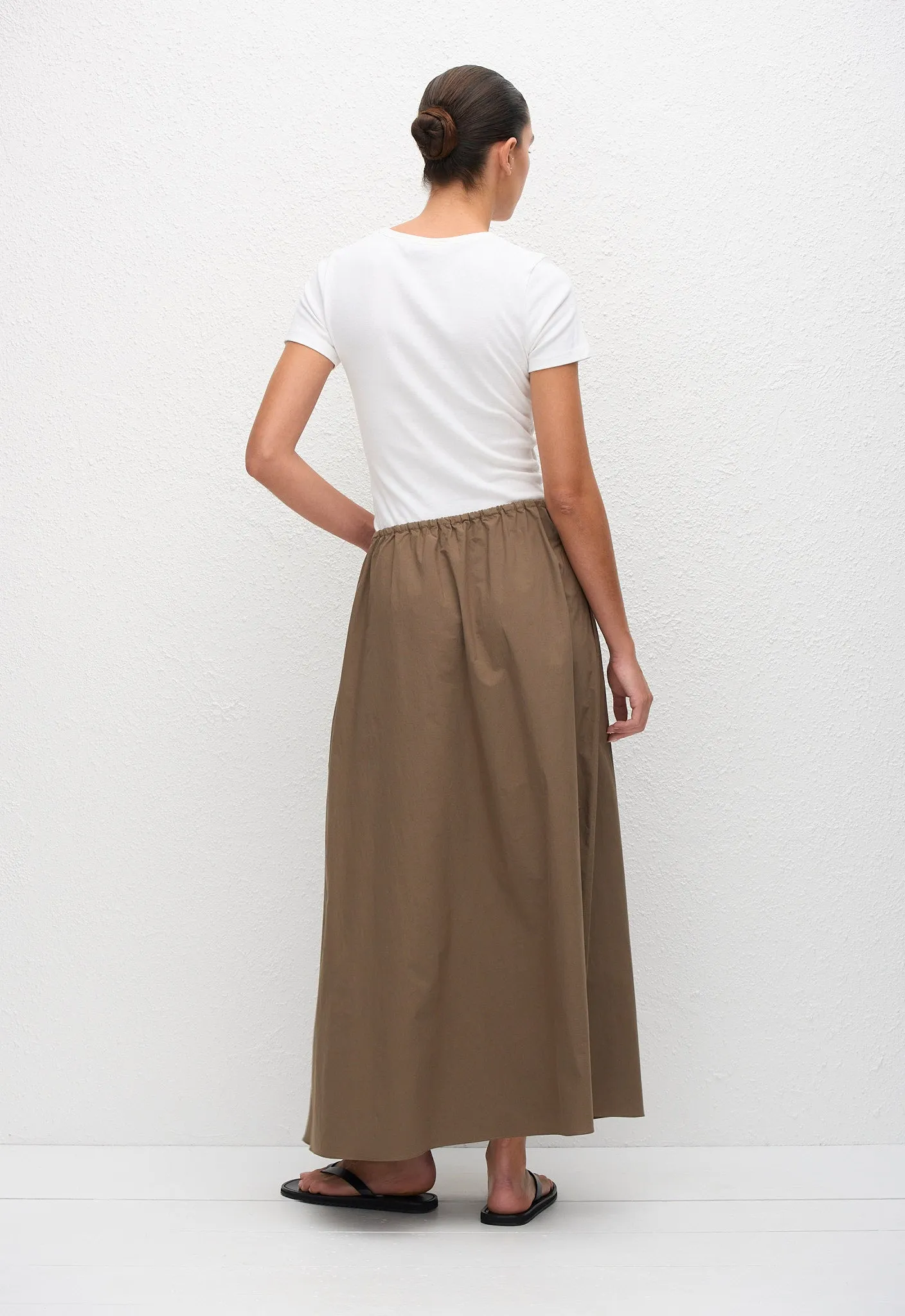 Drawcord Skirt - Birch sold by Matteau product image thumbnail 3