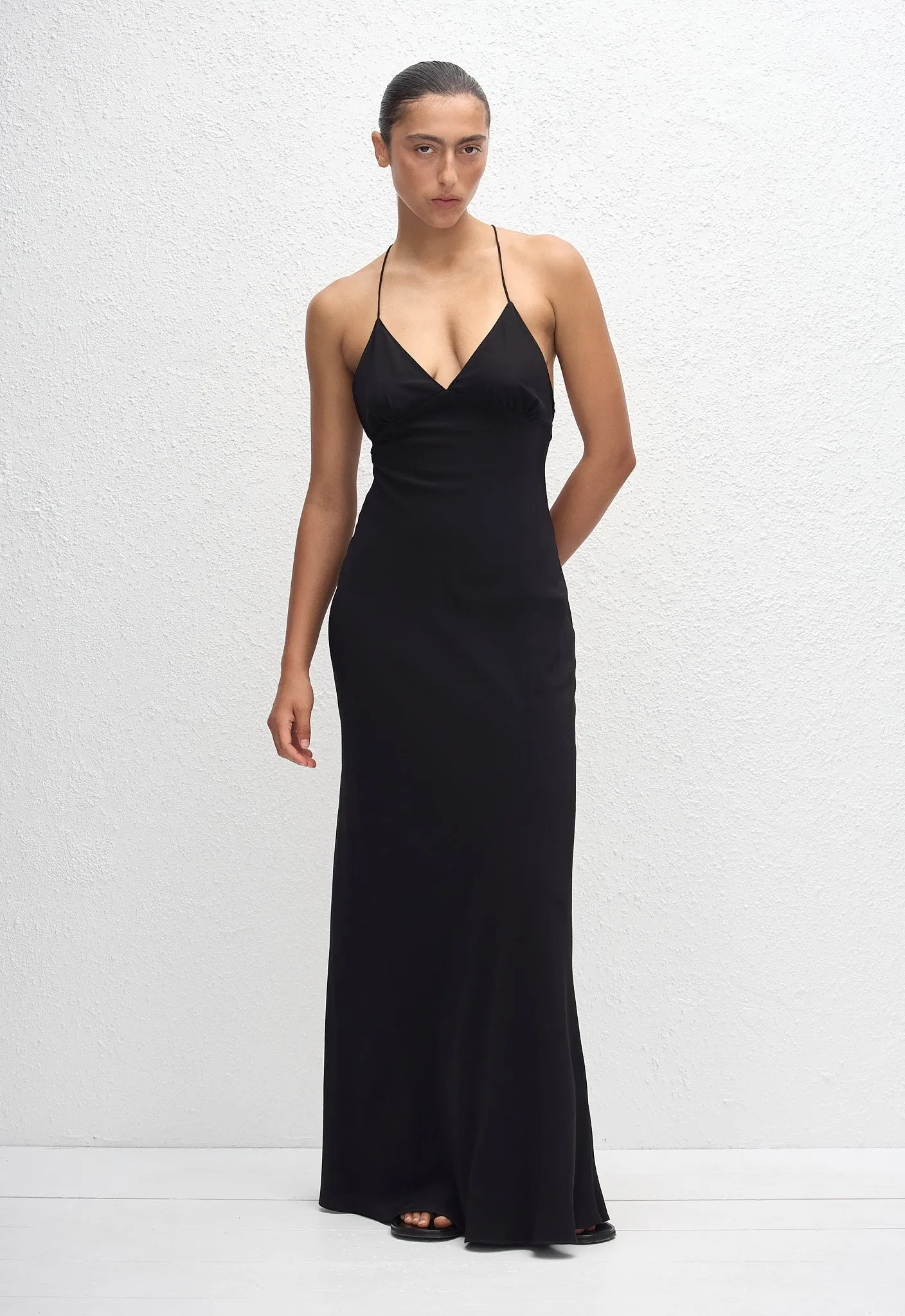 Low Back Halter Dress - Black sold by Matteau product image thumbnail 2