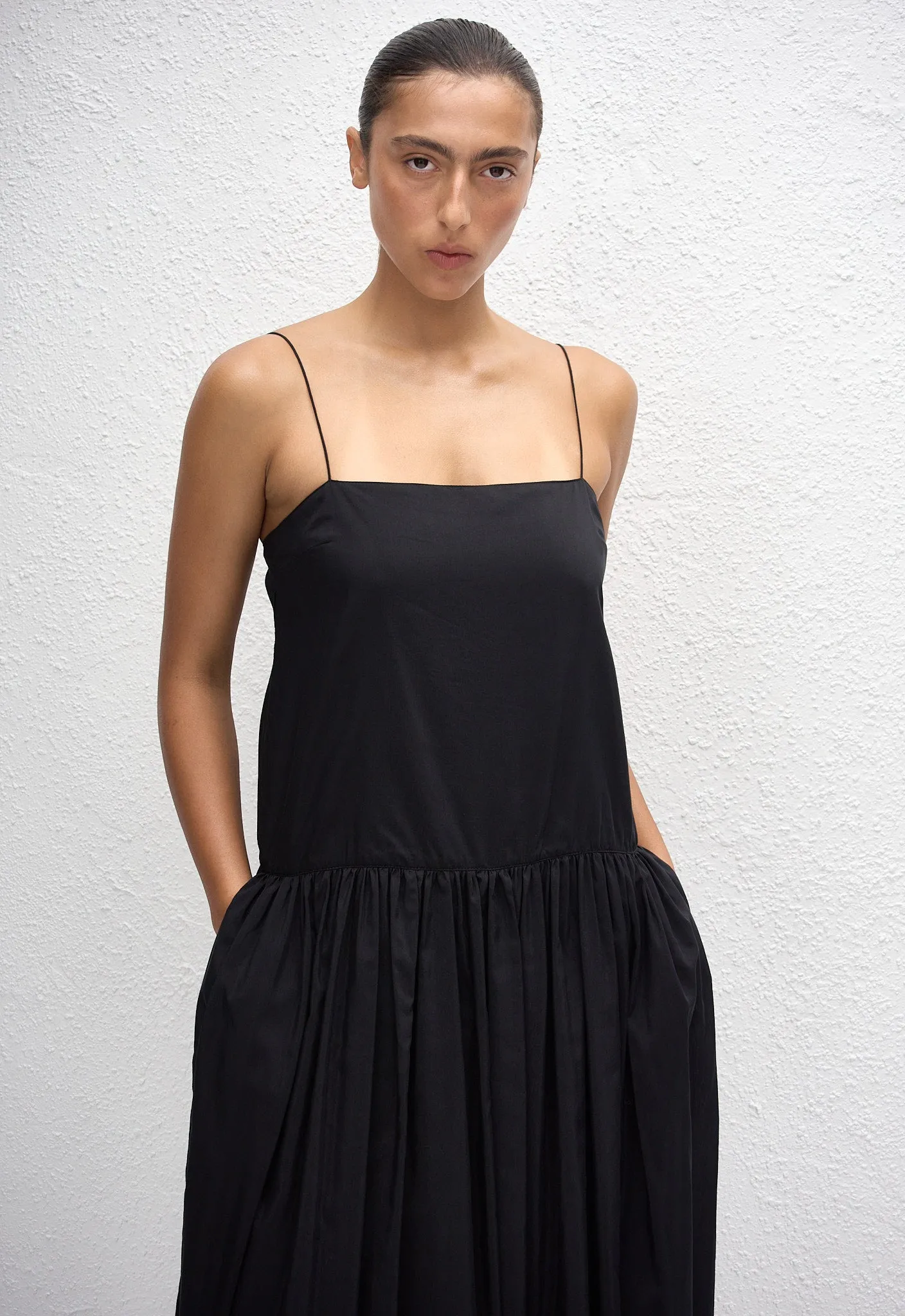 Drop Waist Midi Dress - Black sold by Matteau product image thumbnail 2