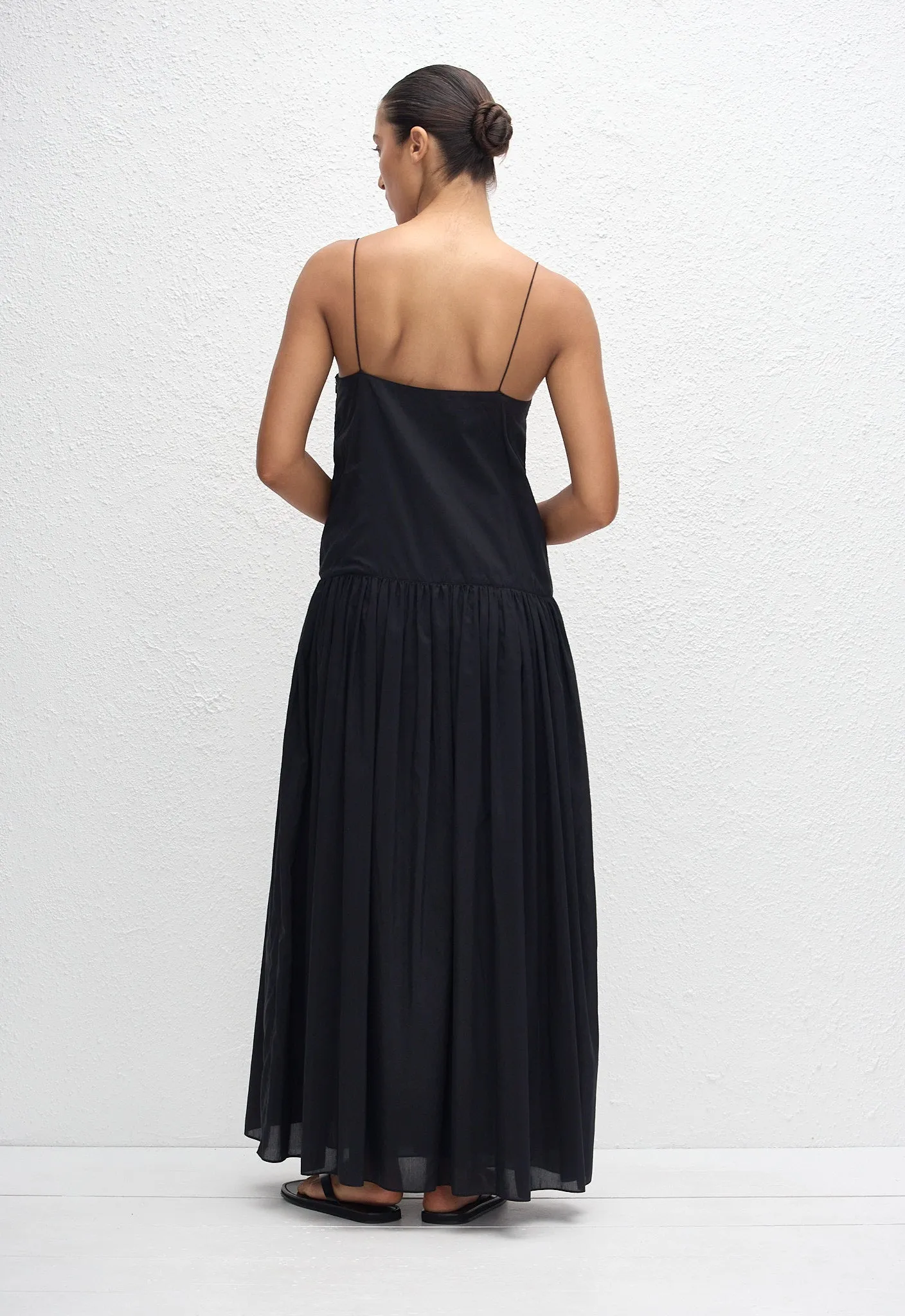 Drop Waist Midi Dress - Black sold by Matteau product image thumbnail 3