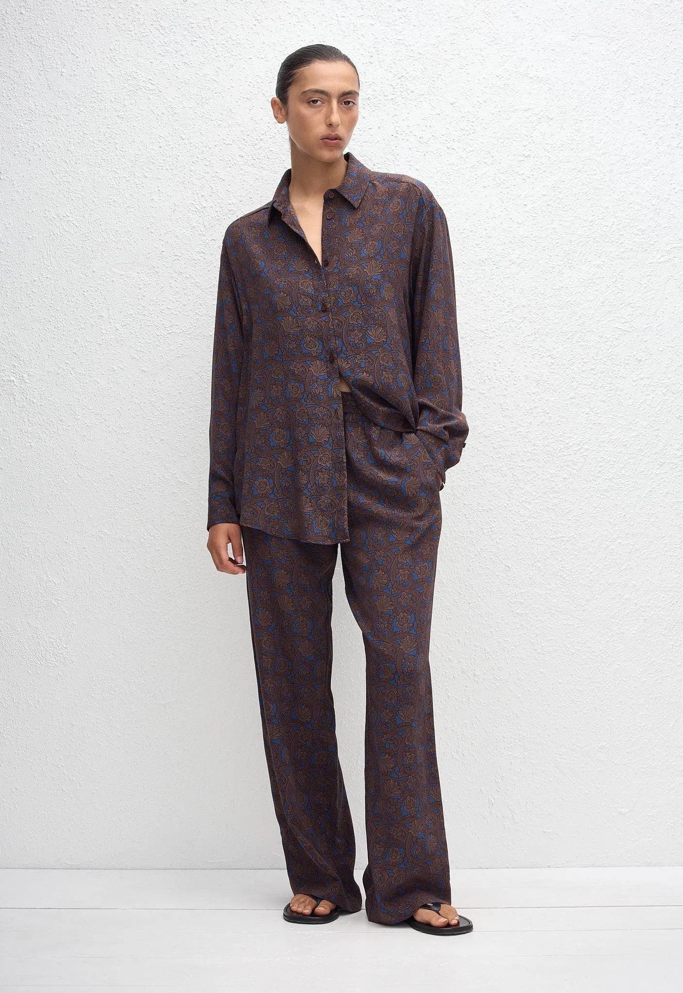 Long Sleeve Silk Shirt - Marrakesh sold by Matteau