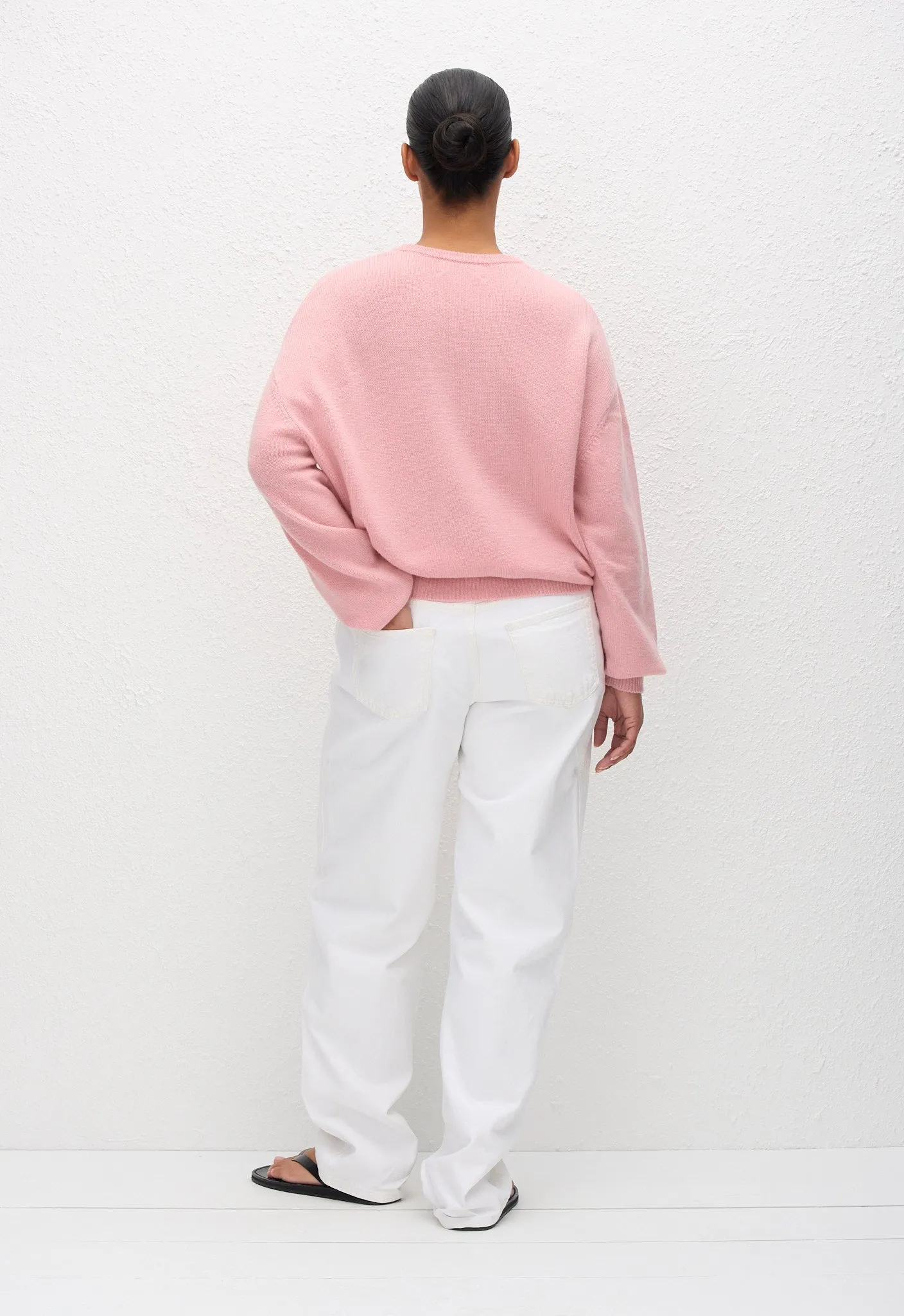 Cashmere Crew Sweater - Sorbet sold by Matteau product image thumbnail 5