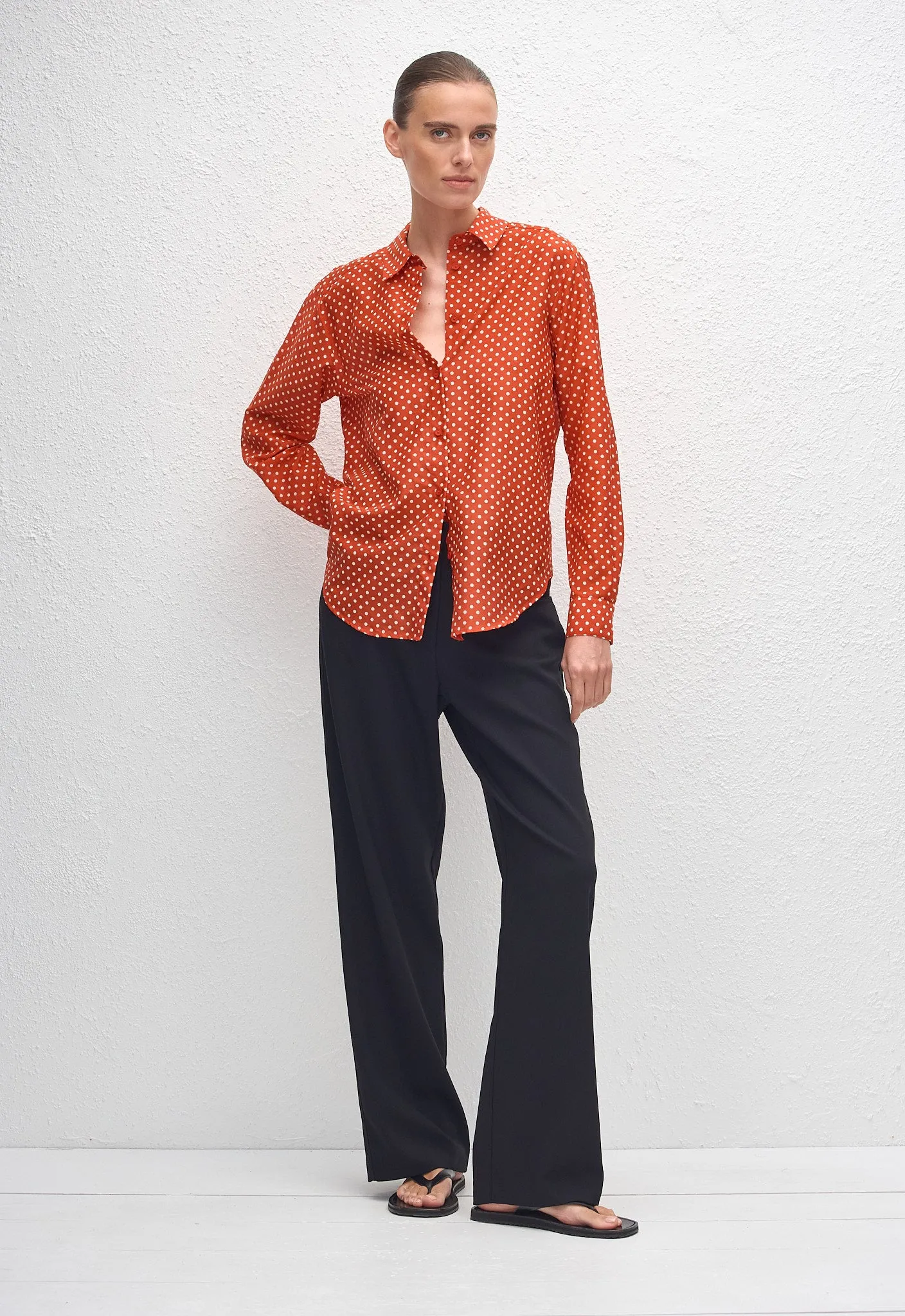 Classic Shirt - Polka Dot (Tomato) sold by Matteau product image thumbnail 3