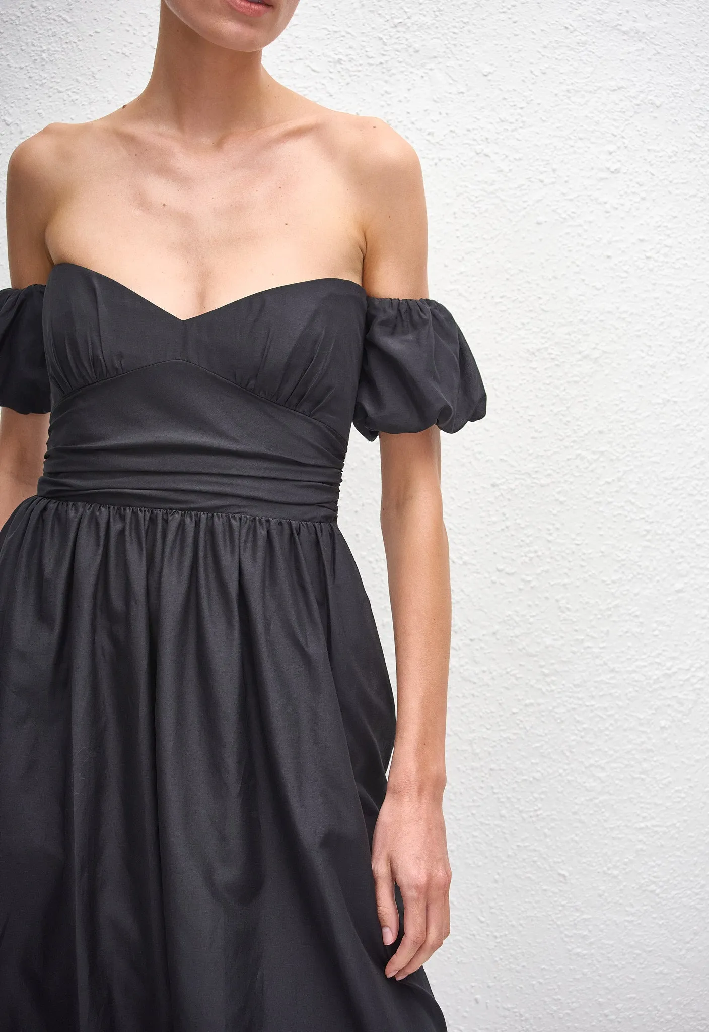 Off Shoulder Midi Dress - Black sold by Matteau product image thumbnail 2