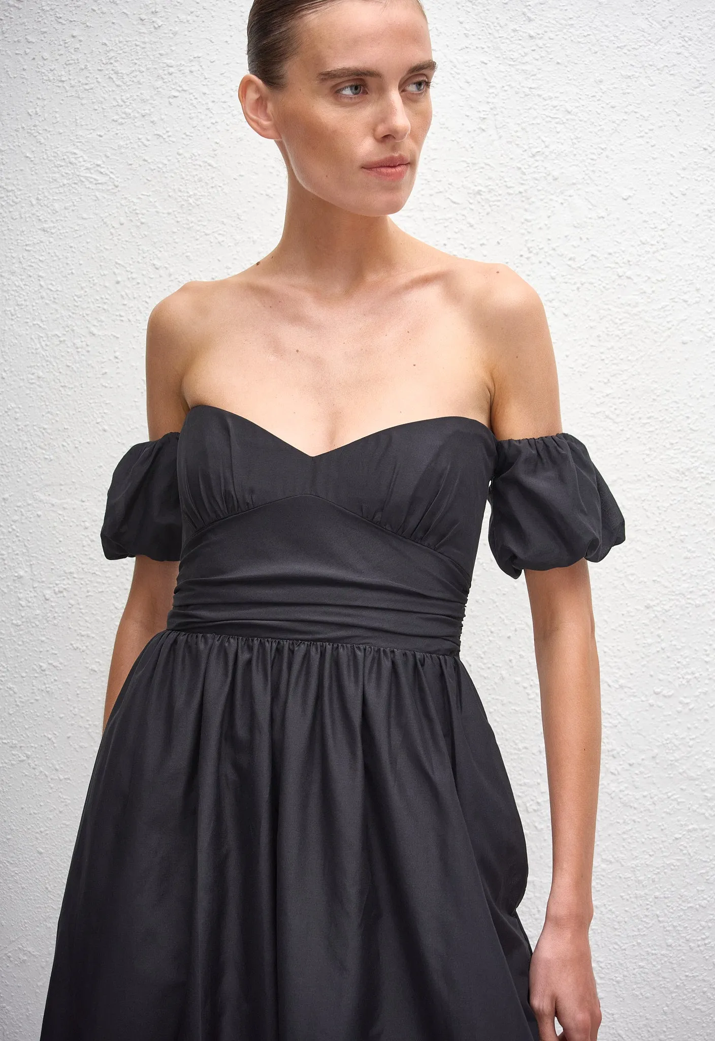 Off Shoulder Midi Dress - Black sold by Matteau product image thumbnail 3