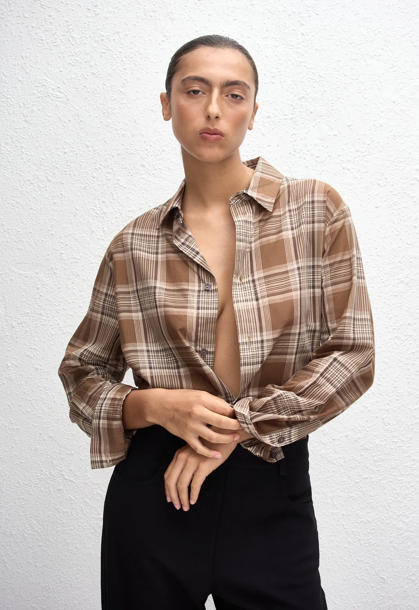 Voile Plaid Shirt - Picnic Plaid sold by Matteau product image thumbnail 2