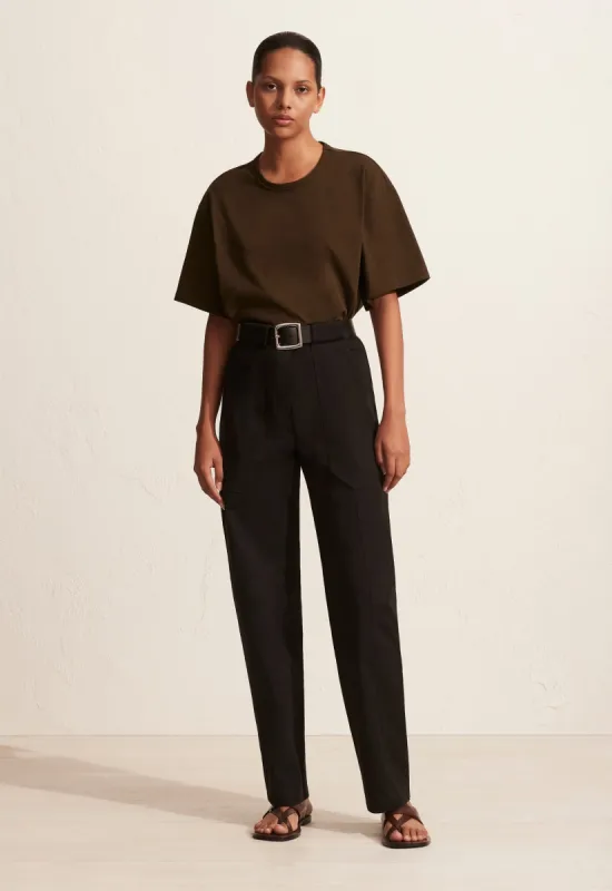 The Circle Back Tee - Cacao sold by Matteau