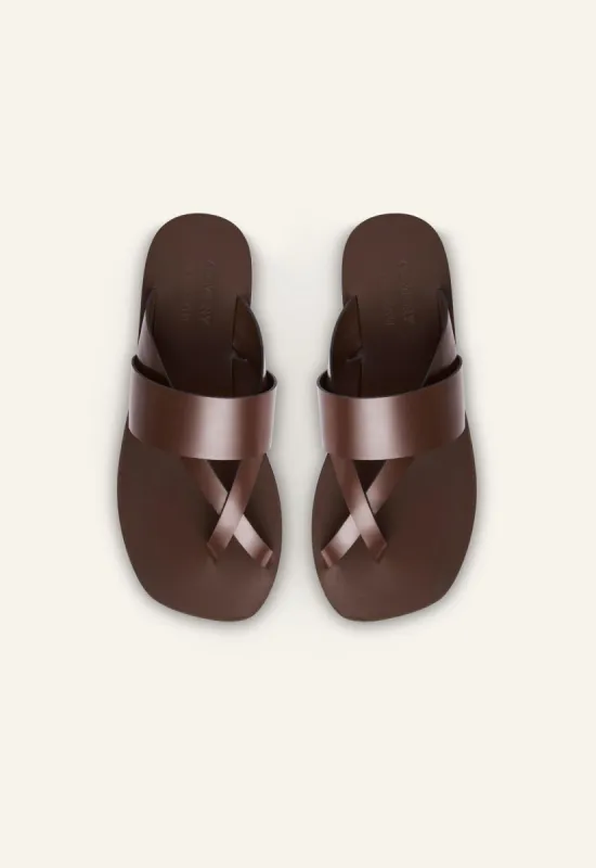 Silba Sandal - Chocolate sold by Matteau