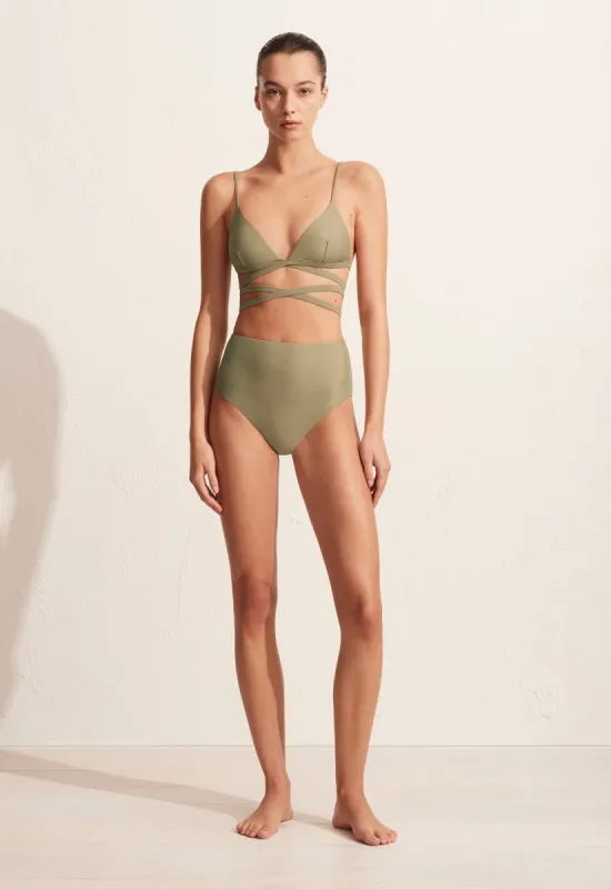 The High Waist Brief - Sage sold by Matteau