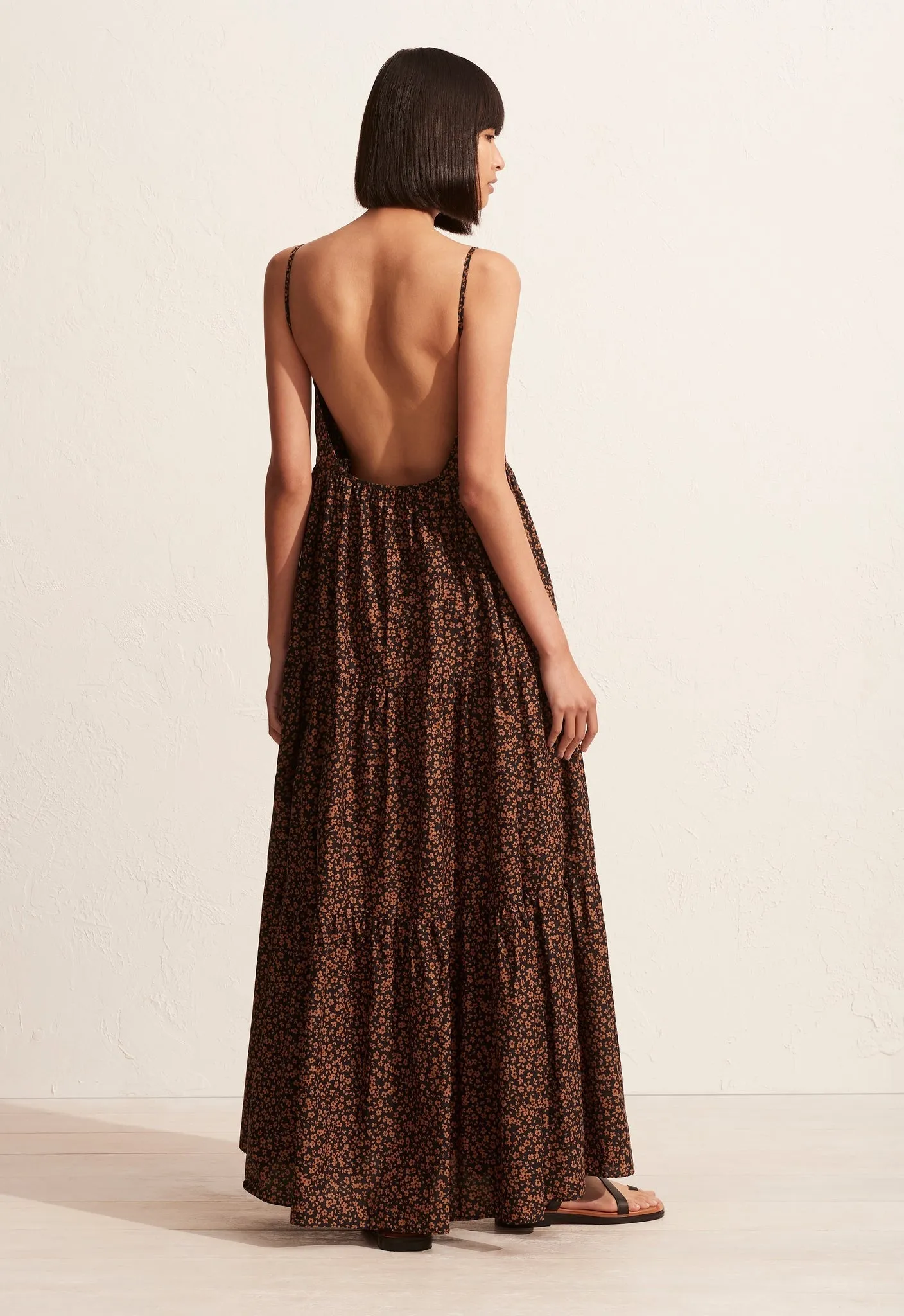 The Tiered Low Back Sundress - Marigold sold by Matteau product image thumbnail 4