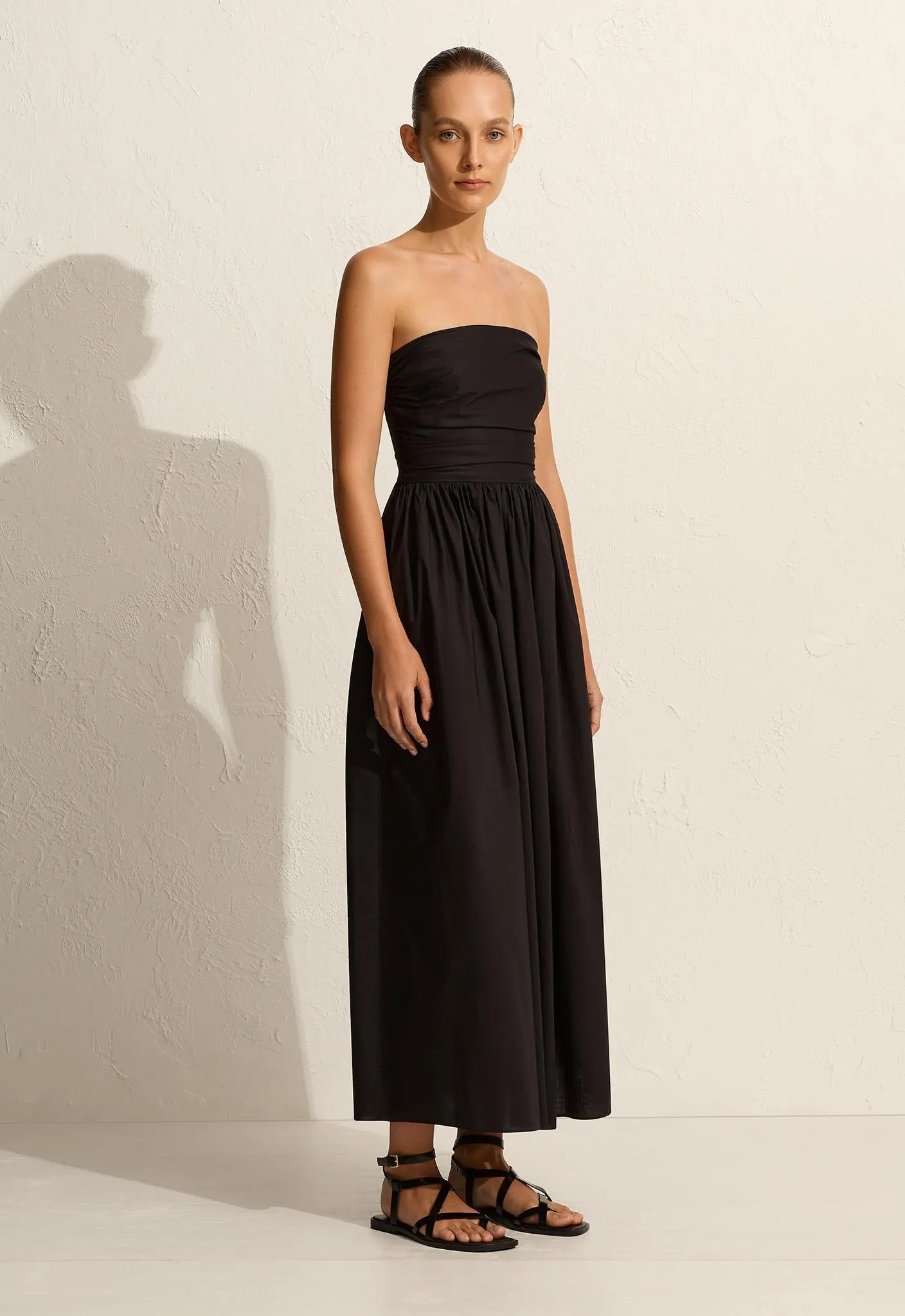 Strapless Lace Up Dress - Black sold by Matteau product image thumbnail 3