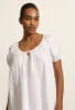 Drawcord Mini Dress - White sold by Matteau