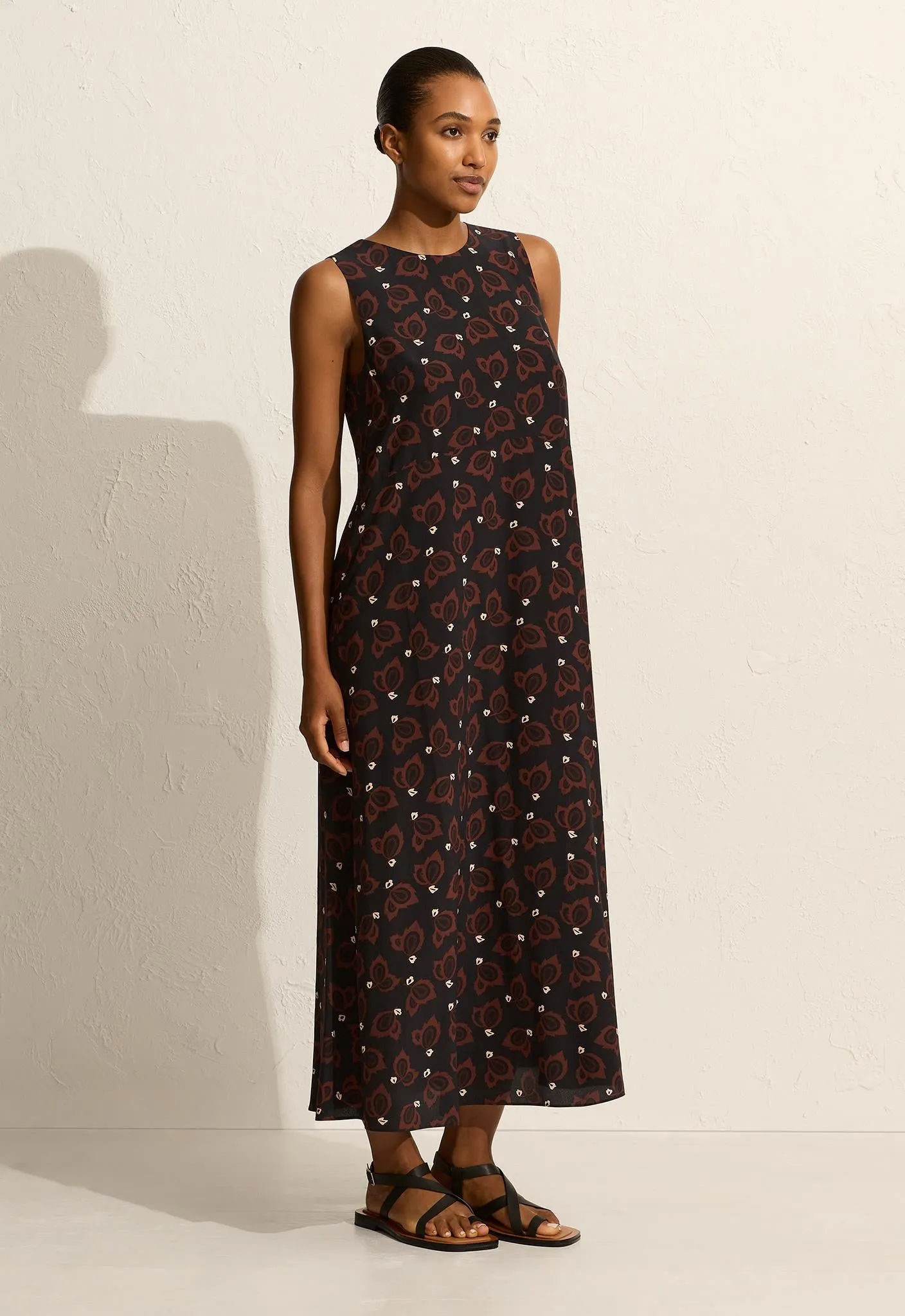 Curved Waist Midi Dress - Casablanca sold by Matteau product image thumbnail 3