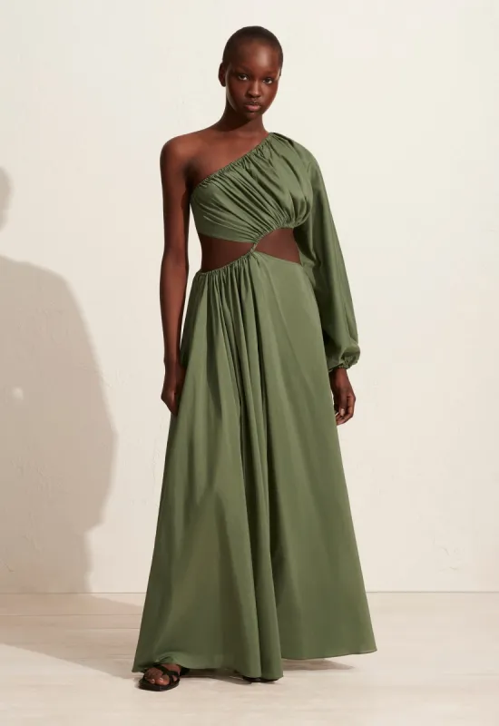 The Asymmetric Wave Dress - Fern sold by Matteau
