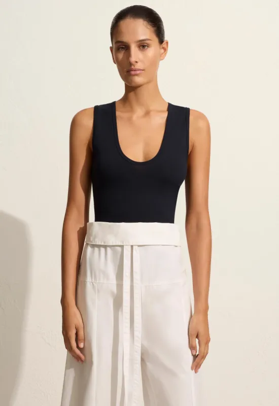 Deep U Tank - Navy sold by Matteau