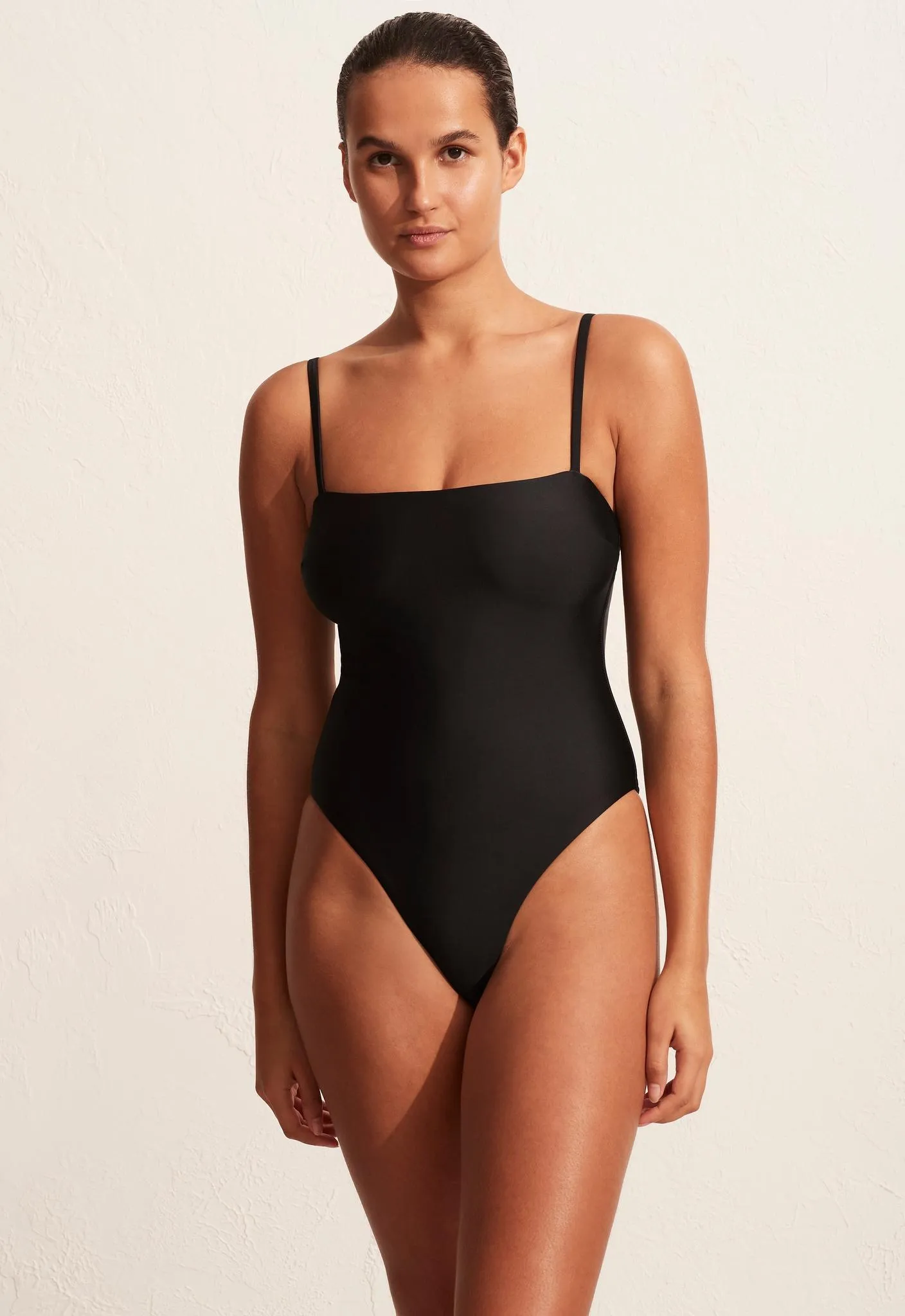 Petite Square Maillot - Black sold by Matteau product image thumbnail 2