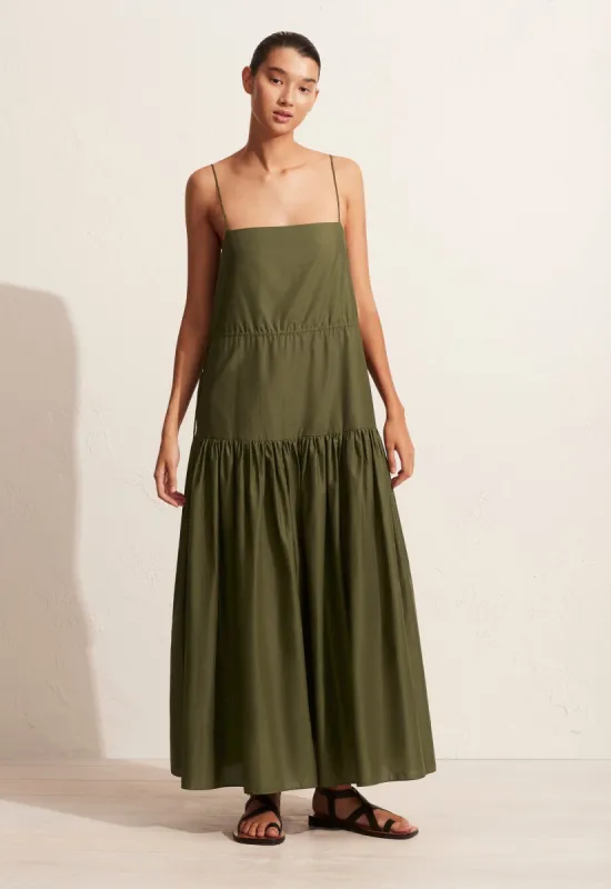 The Drop Waist Sundress - Cypress sold by Matteau